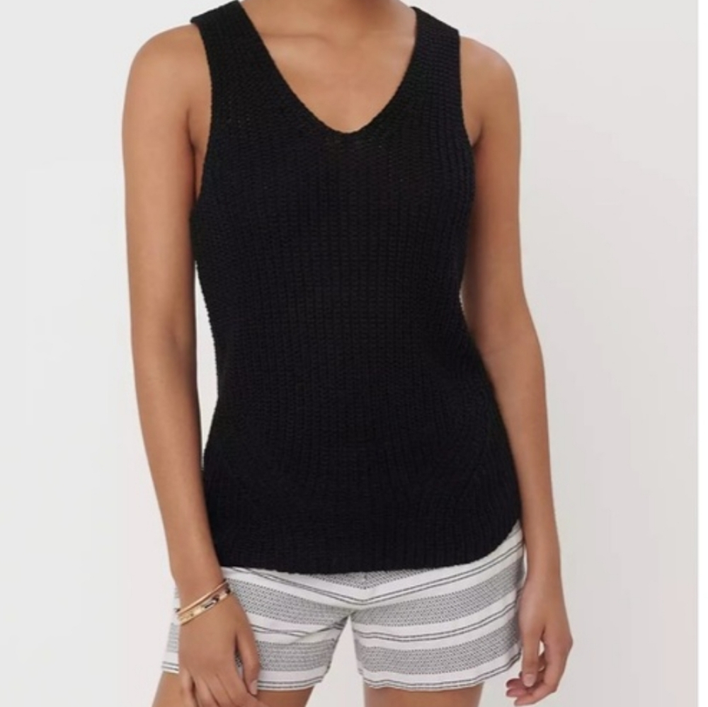 Loft like new Sweater Tank in Black